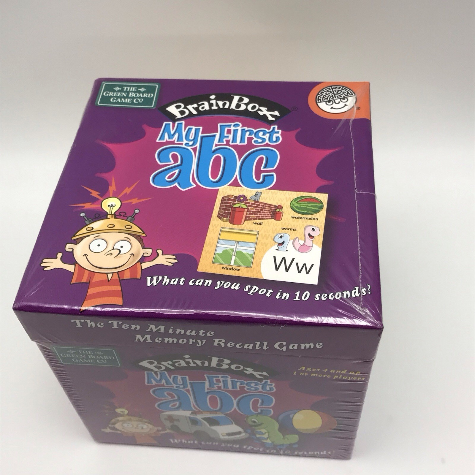 BrainBox My First ABC Memory Recall Game Ages 4+ Sealed Green Board Game