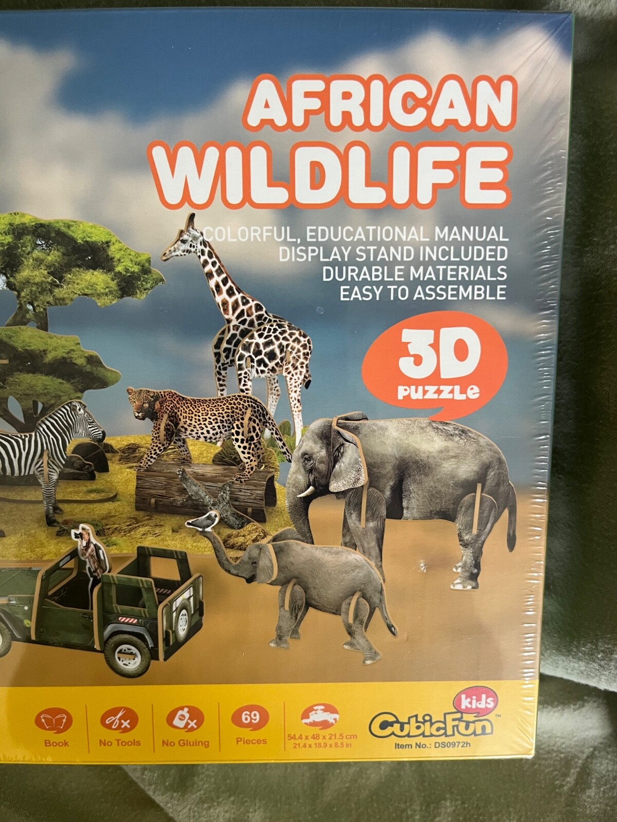 national geographic kids african wildlife 3D puzzel