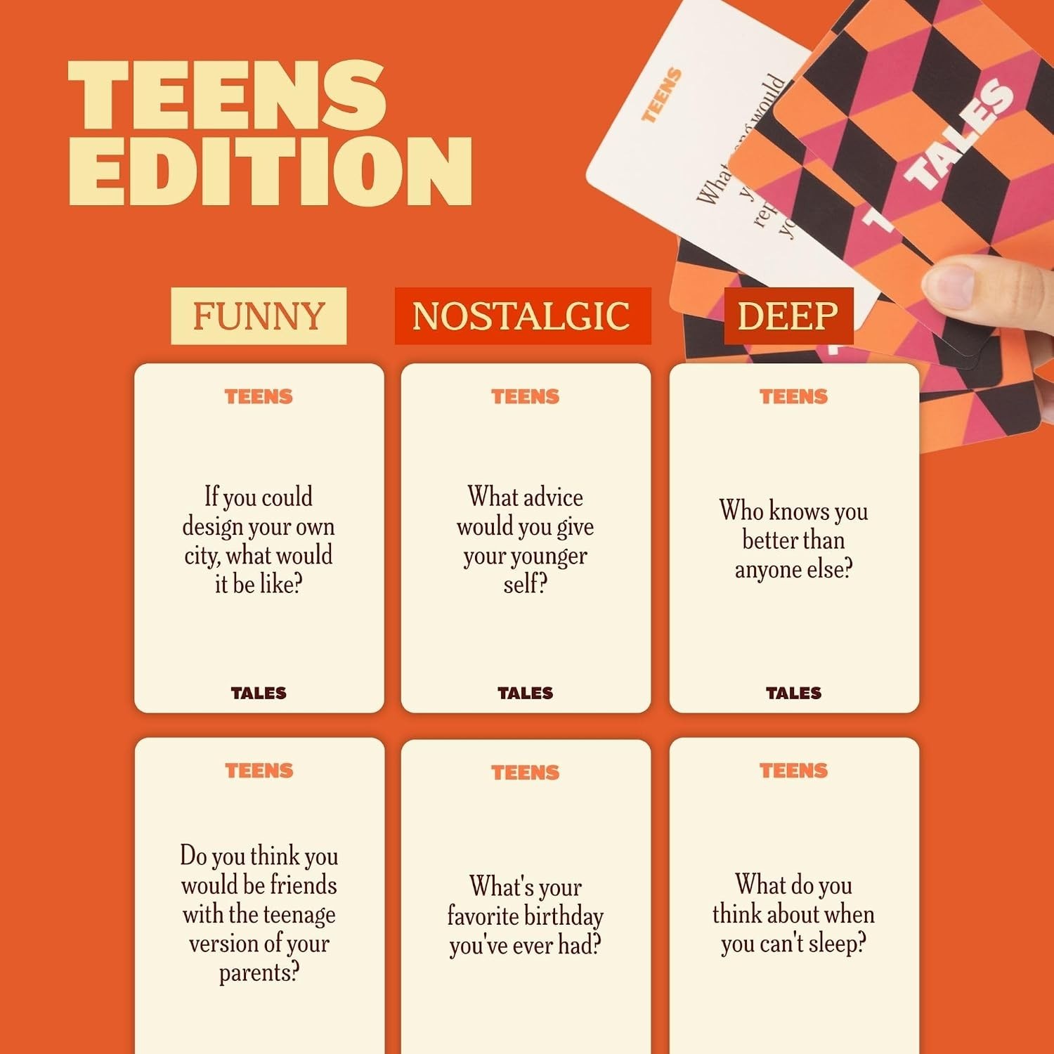 Encourage Genuine Bonding with Teens Conversation Cards