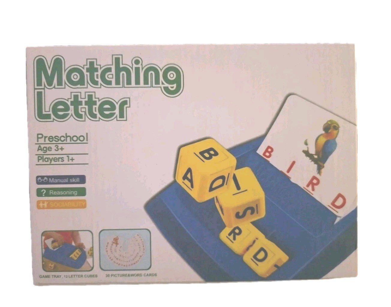 Matching Letter Game, Alphabet Spelling & Reading Words, Objects & Color Reco…