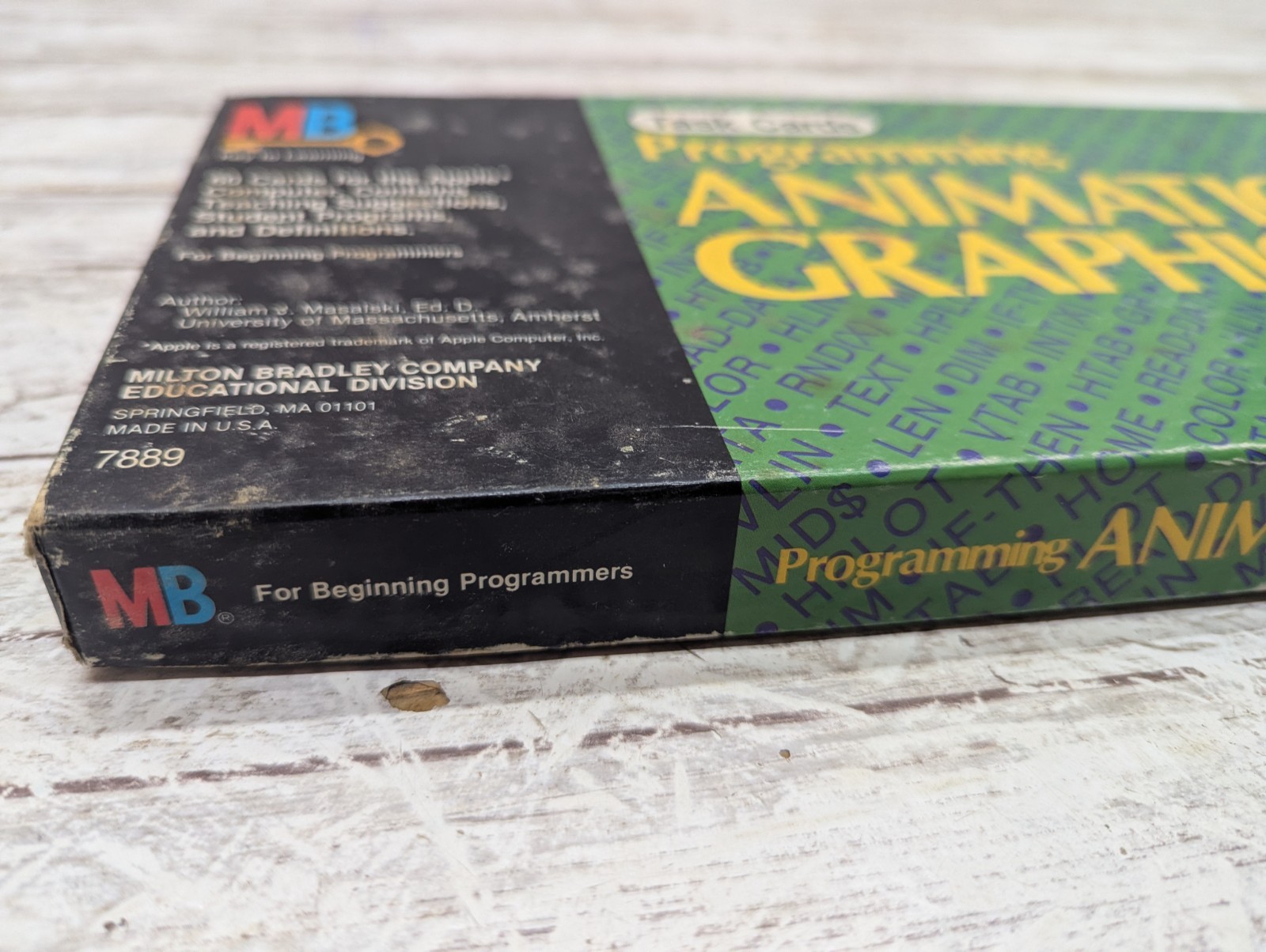milton bradley board games task cards programming animation & graphics Apple PC