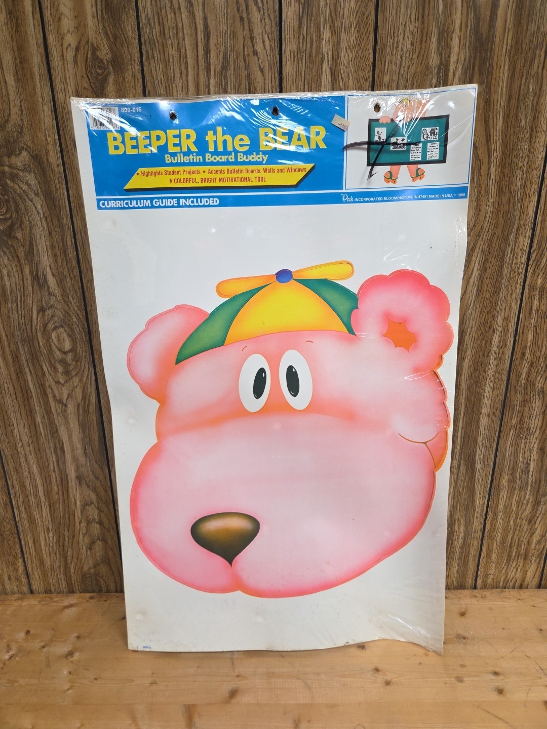Vintage 1988 Beeper The Bear Bulletin Board Buddy By Peck Inc.