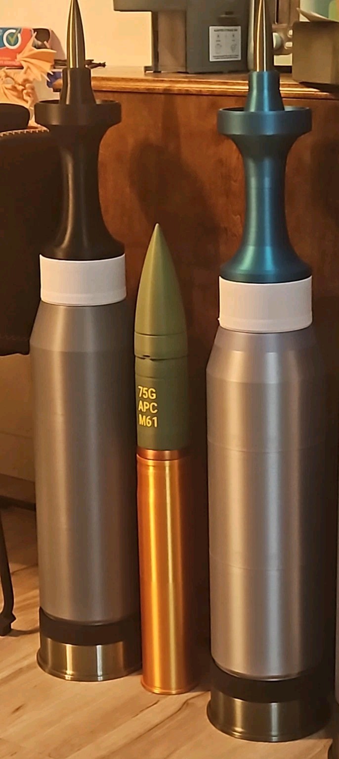 FAKE M829A2 APFSDS Abrams Tank 120mm Round Accurate Size Plastic Replica BLUE