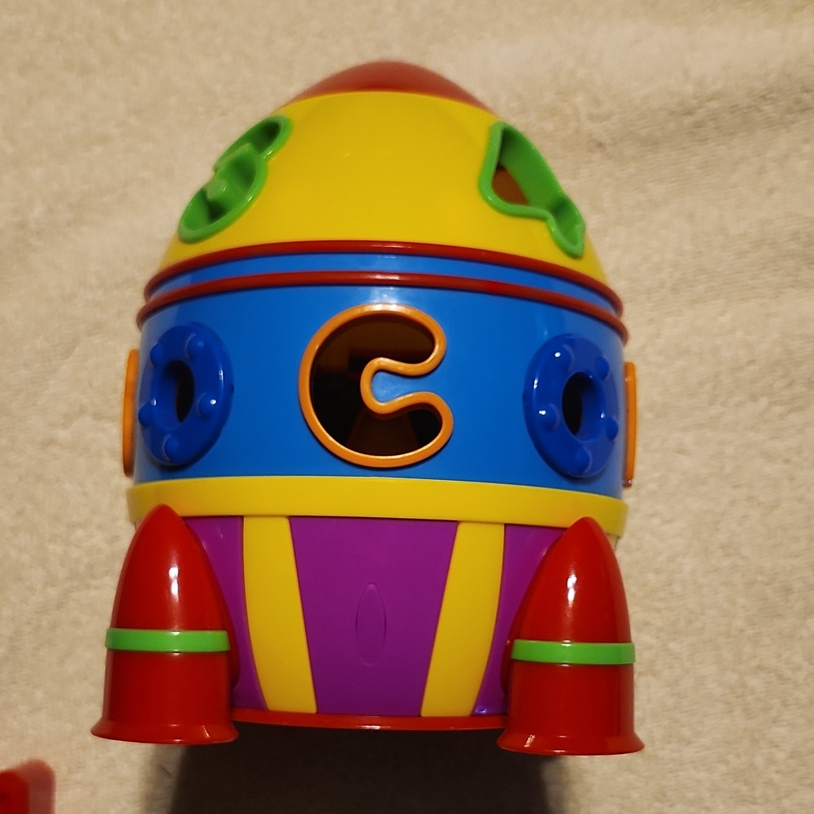 The Early Learning Journey Rocket Shape Sorter Alphabet & Numbers