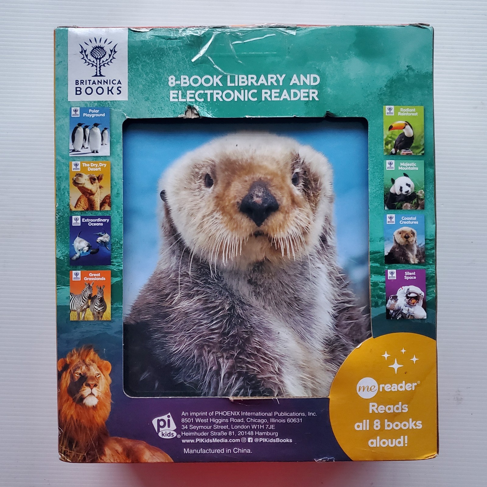 Britannica Kids Me Reader 8 Book Library Electronic Reader Animals & Space PI