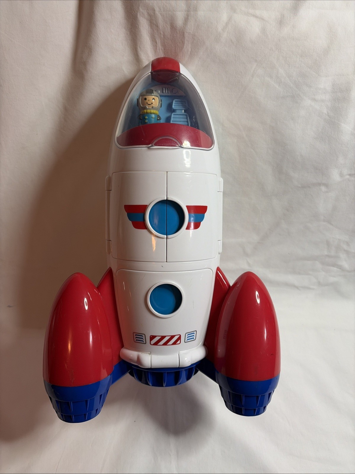 Lakeshore Learn Play Explore Rocket Ship Astronaut Figure Moon Rover Vehicle Toy