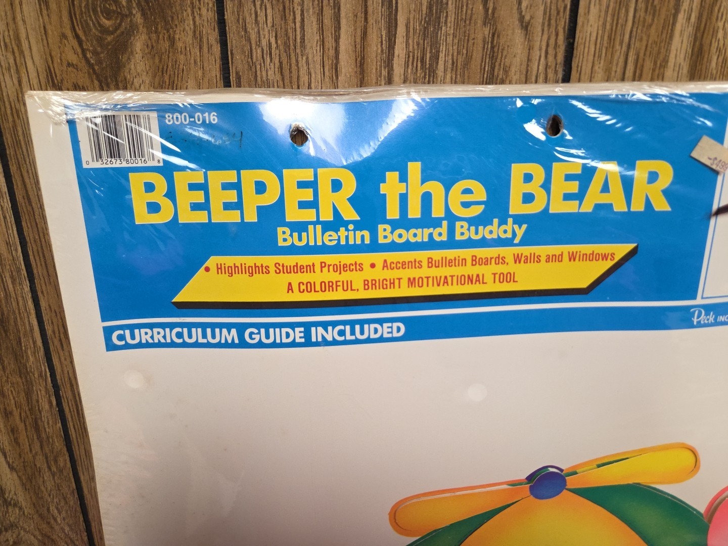 Vintage 1988 Beeper The Bear Bulletin Board Buddy By Peck Inc.