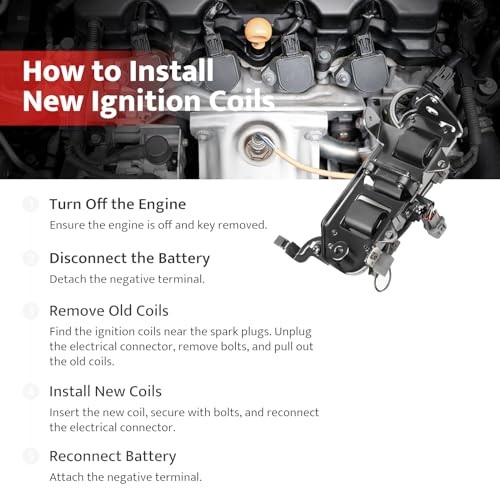 NPAUTO Ignition Coil Pack compatible with V6 2.7L 2.7 2001 2002 2003 2004 2005