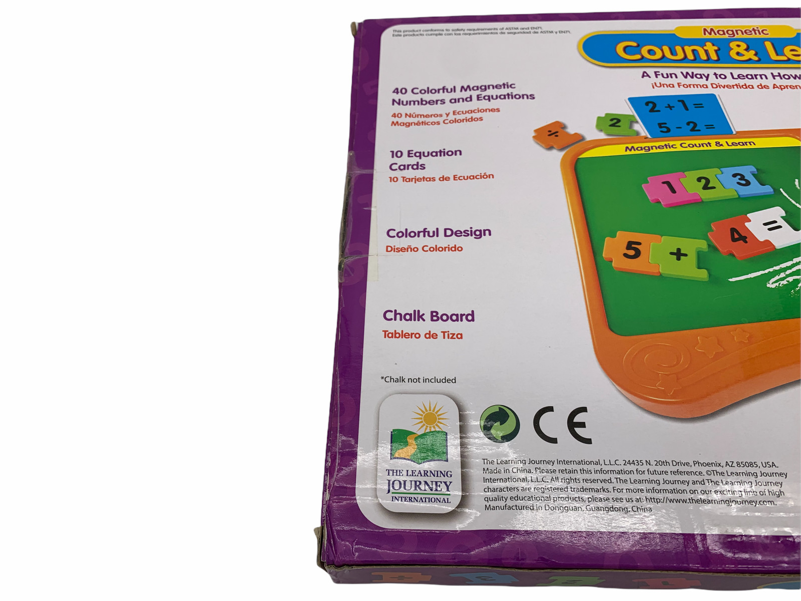 The Learning Journey Magnetic Count & Learn A Fun Way To Learn How To Count NEW