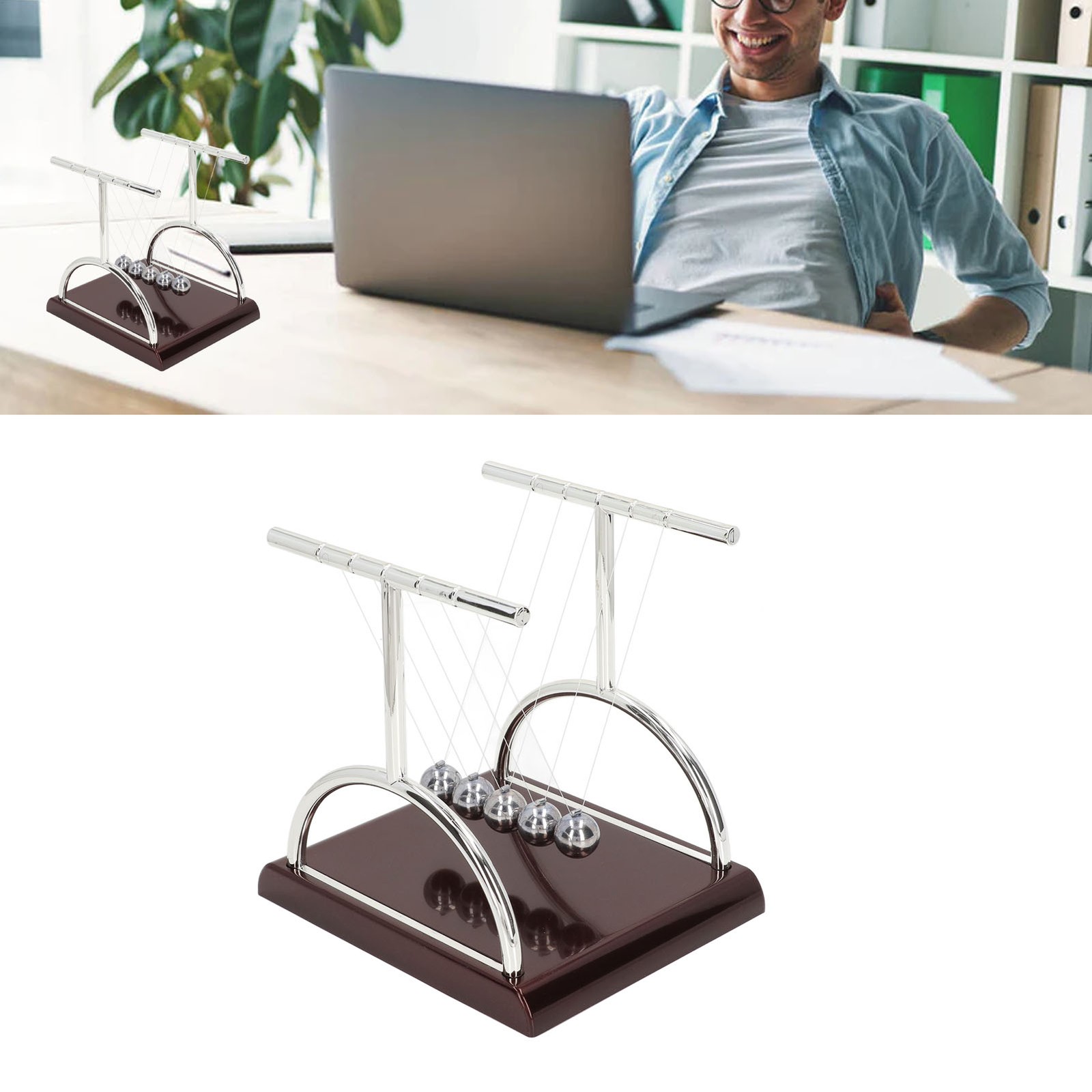 Balance Balls Mind Relaxing Anxiety Reduction Desk Decoration Balance Swing