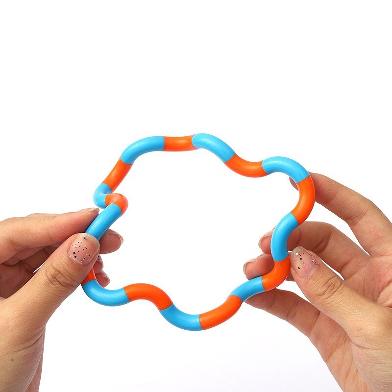 Genuine Tangle Classic Junior Highly Tactile Fidget Stress Kids Toy ASD Hand Toy