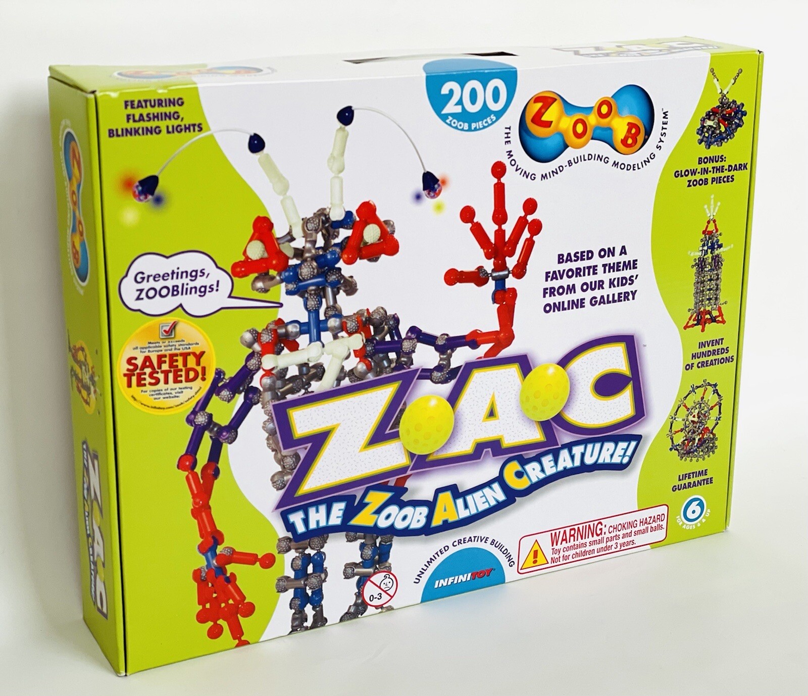 Infinitoy ZOOB Z.A.C. (The Zoob Alien Creature!) NEW