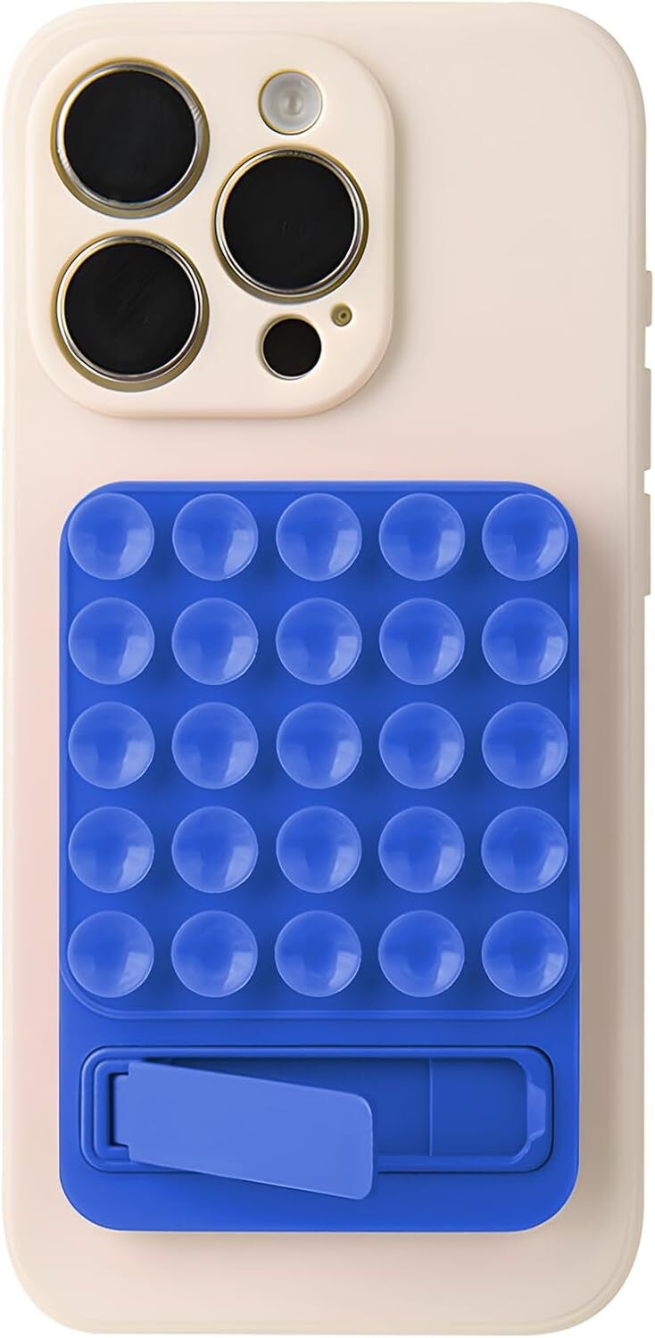 Silicone Suction Phone Case Adhesive Mount – 2 in 1 Silicone Sticky Phone Grip