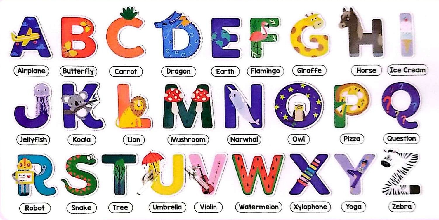26 Uppercase Alphabet Magnetic Letters For Toddlers and Kids Preschool Learning