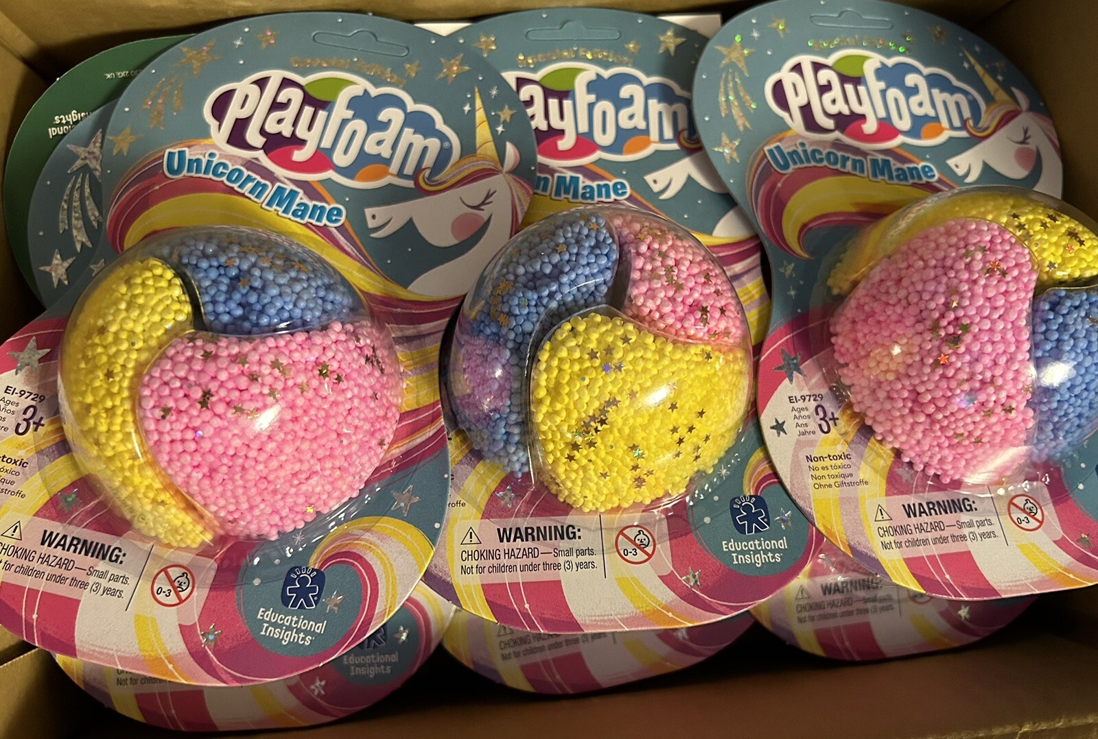 Educational Insights Playfoam Unicorn Mane – 12 Count New