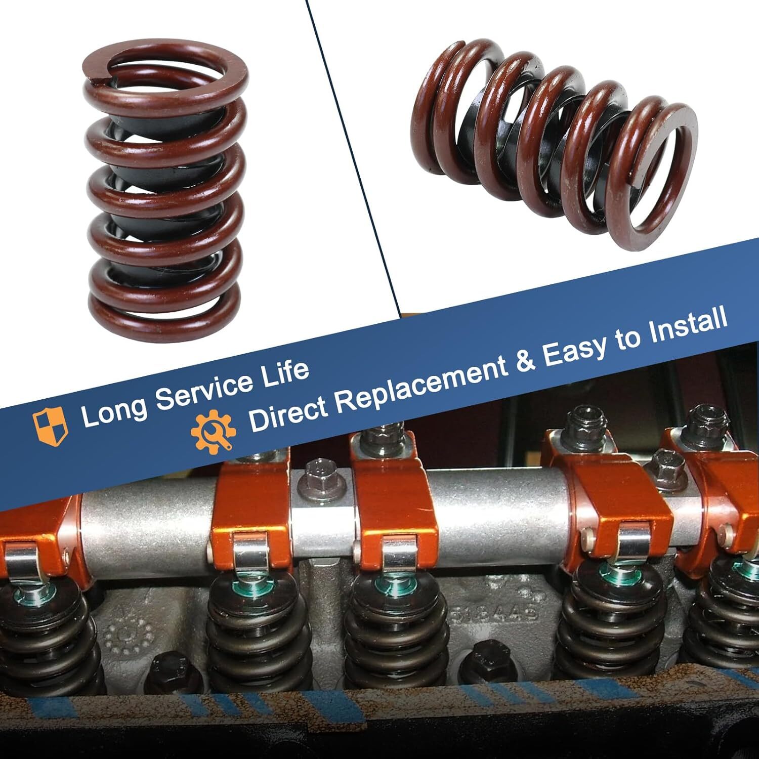 Z28 Style Valve Spring Retainer Lock Set Compatible with Chevy 400 350 327 307