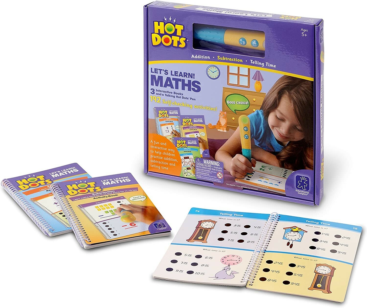 Hot Dots Let’s Learn! Math Grades 1+ 4 Interactive Book