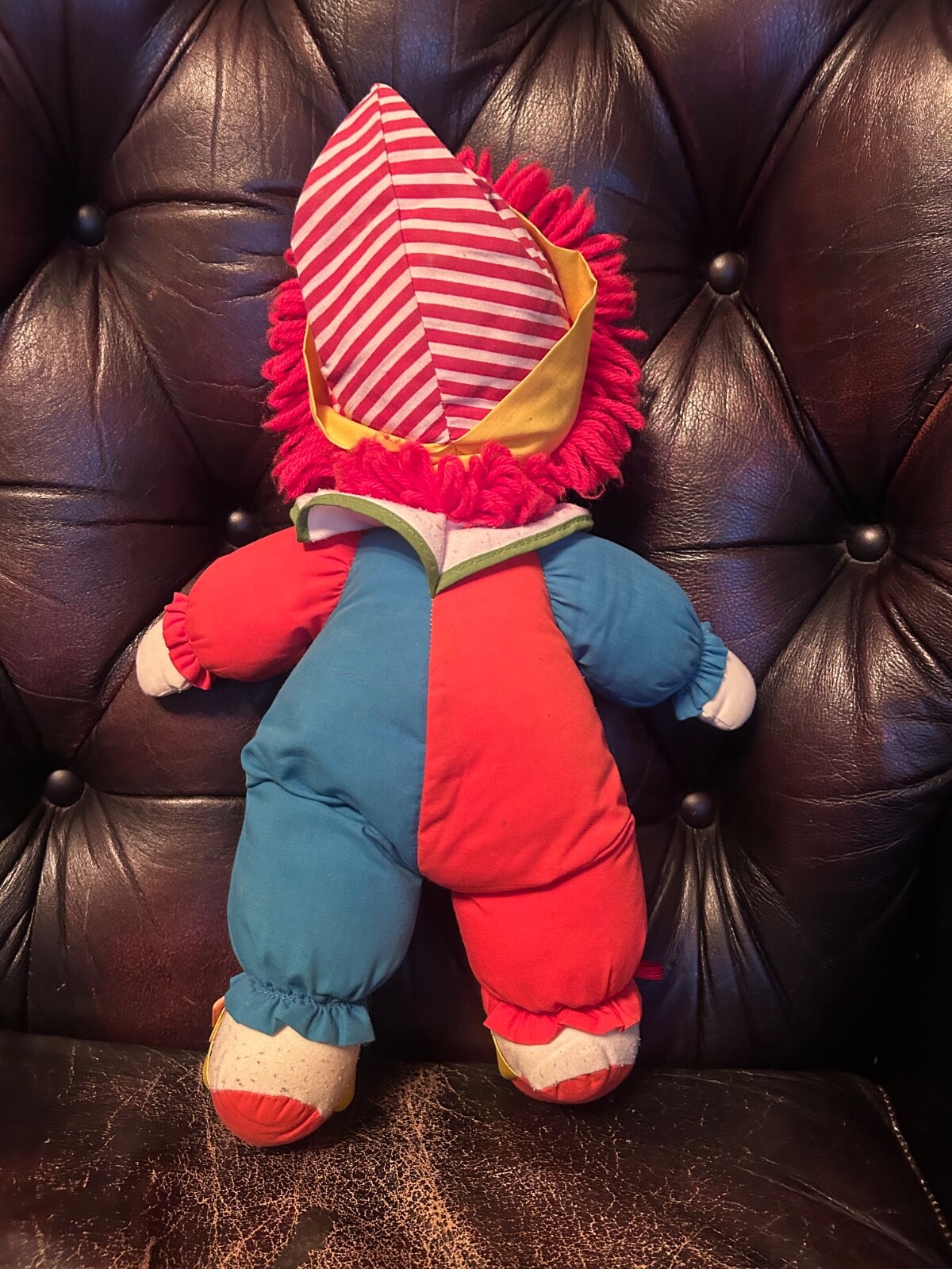 Vintage 1983 American Greetings Amtoy Doll 16” Learn to Dress Clown