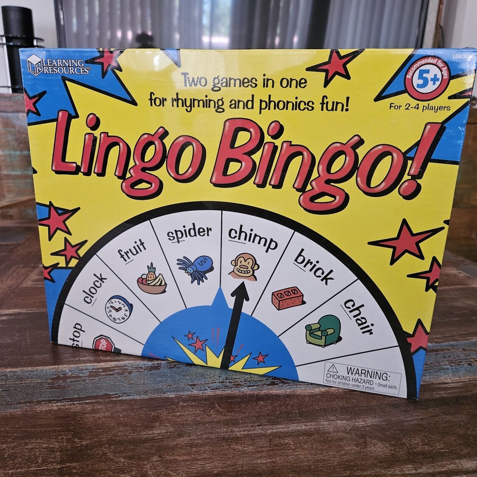 Lingo Bingo Language Board Game Two Games For Rhyming & Phonics