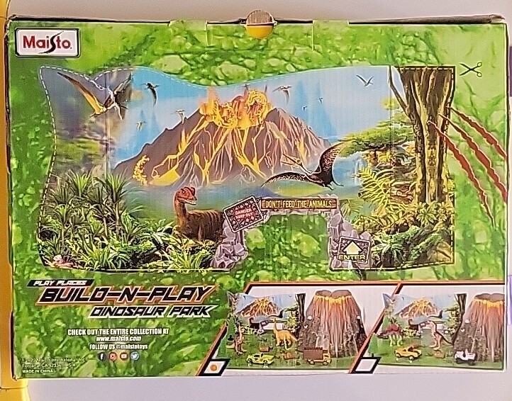 DINO ADVENTURE BUILD N PLAY DINOSAUR PARK – 12518 DINO ACTIVITY PLAY JURASSIC