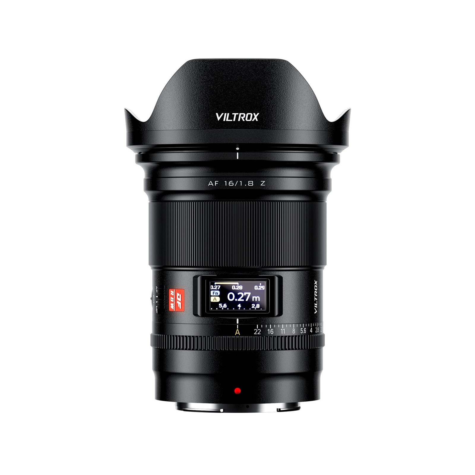 VILTROX AF 16mm F1.8 Z Full Frame Lens for Nikon Z-Mount, AF 16mm F/1.8 Z wit…