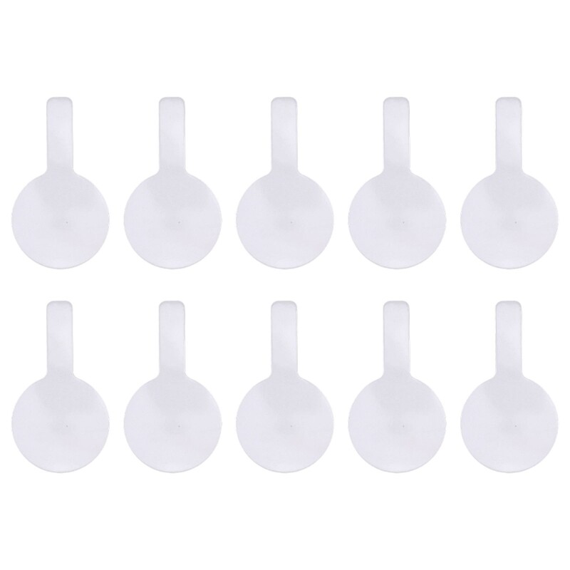 10Pcs Double Sided Answer Paddle Small Handheld Whiteboard for Classroom Office