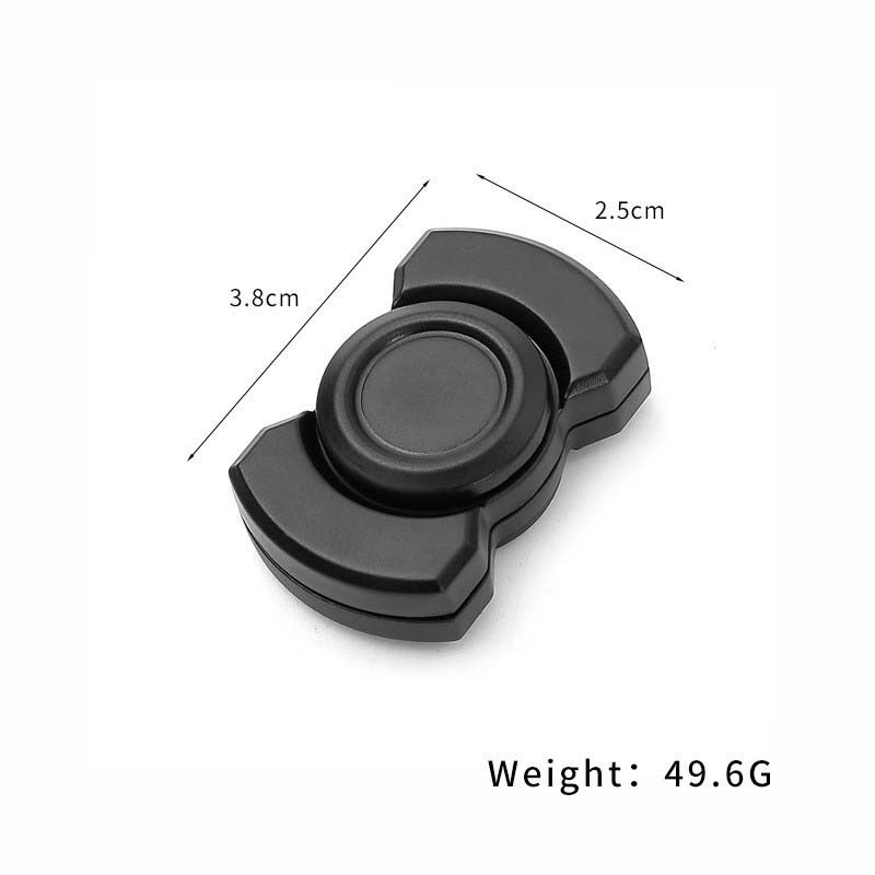 Premium Pocket-Sized Rotating Clicking Sliding Tactile 3-in-1 EDC Fidget Spinner