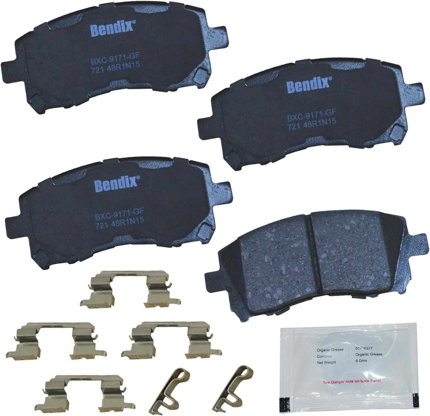 Bendix Priority 1 Ceramic Brake Pads Subaru Forester Impreza Legacy Outback