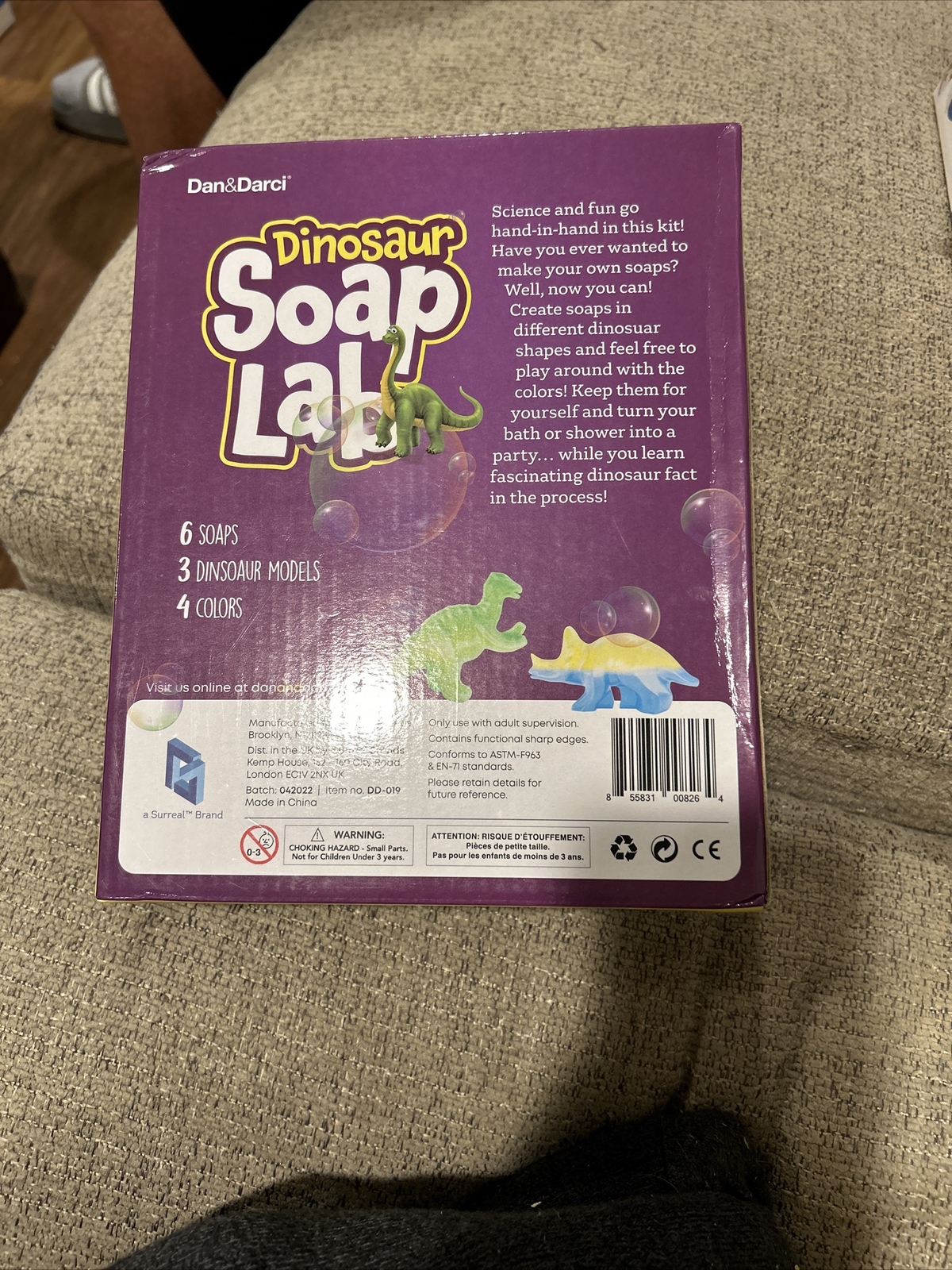 Dino Soap Making Kit for Kids – Dinosaur Science Kits for Kids All Ages – NEW