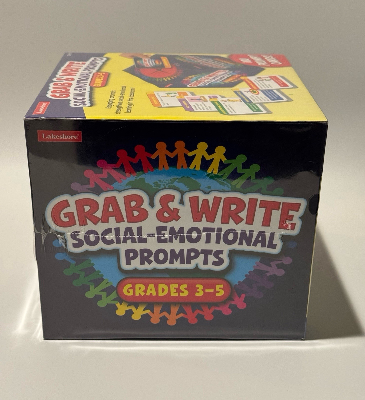 Lakeshore Grab & Write EE118 Social-Emotional 100 Prompt Cards Grades 3-5 NEW