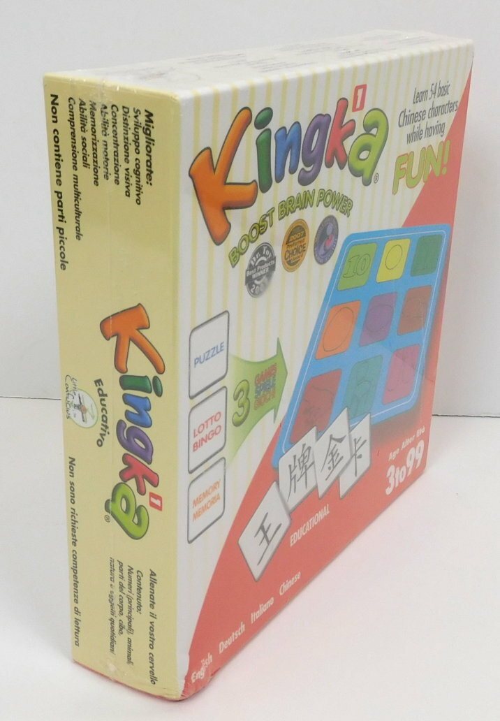 Kingka 1 Boost Brain Power Learn Chinese Game w/ English, German, Italian + CD