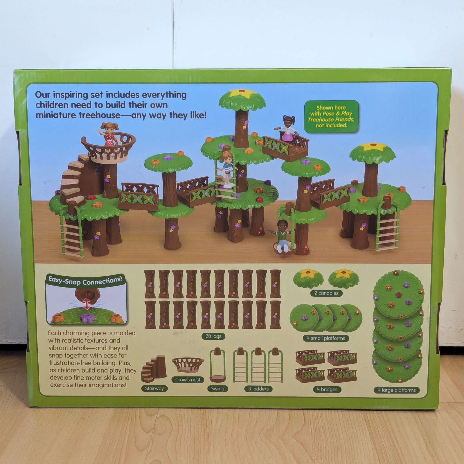 New Lakeshore Treehouse Imagination Builders Educational Toy 40pcs Sealed
