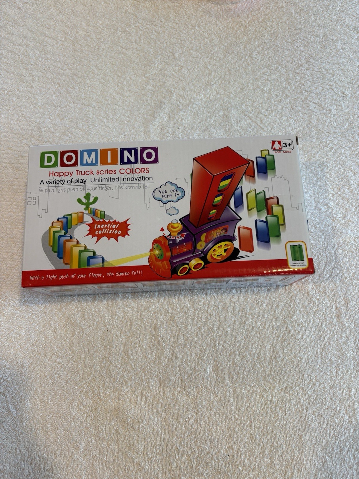 Domino Color Sorting Train Set New In Box Learning Colors Patterns Ages 3+