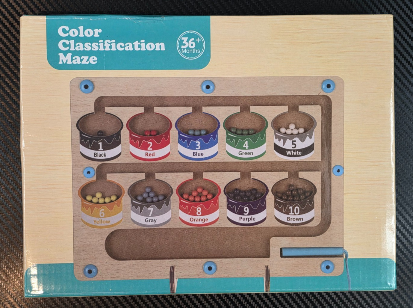 Color Classification Maze Educational Toy for Toddlers Ages 36 Months and Up