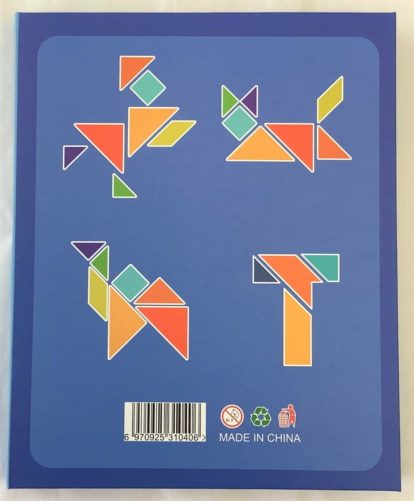 Tangrams & T-Puzzle Magnetic Travel Set Dry Erase & Reference Booklet Included