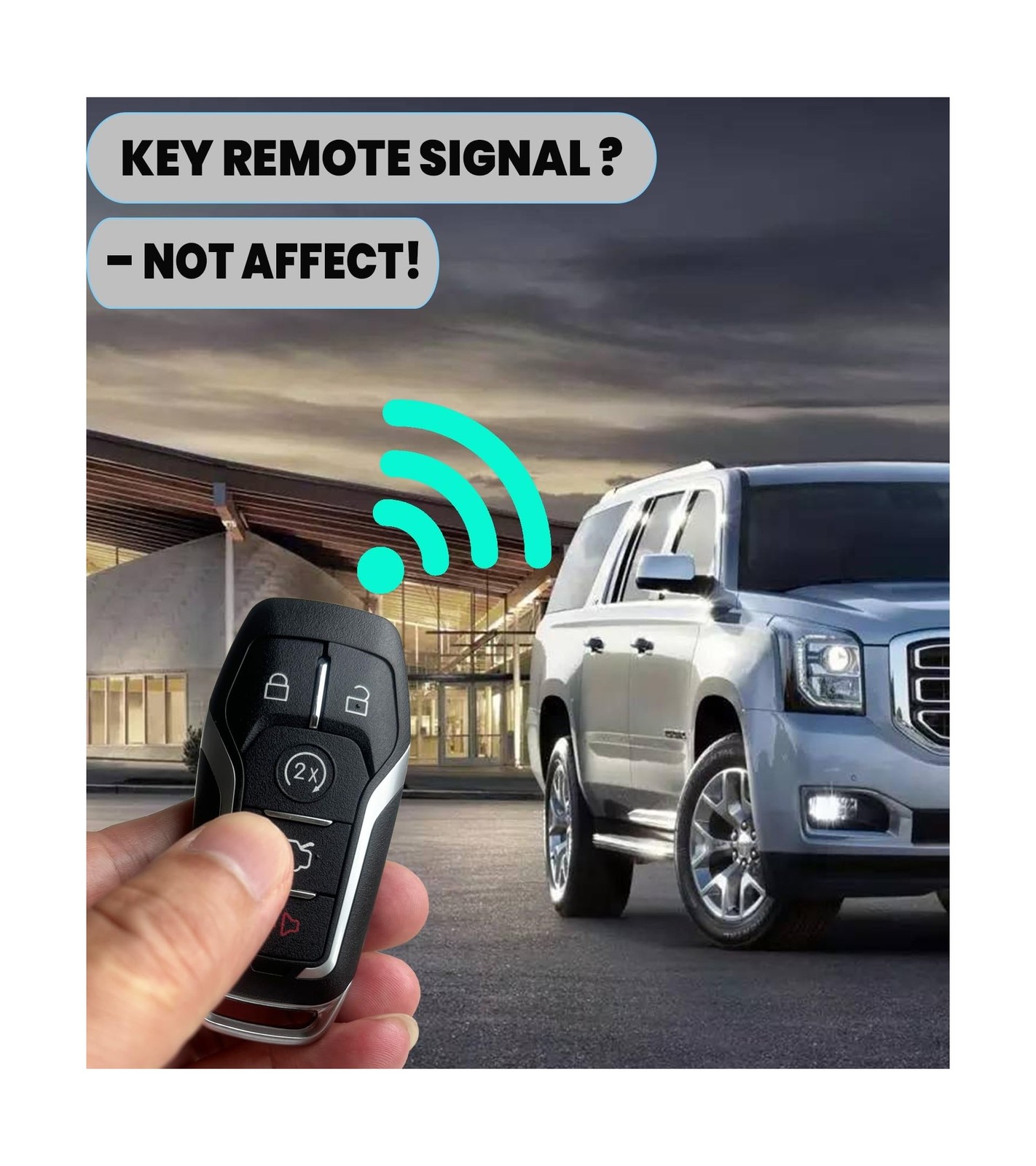 Key Fob Case Shell Fit for Ford Explorer Edge Mustange Fusion 5 Buttons Repla…