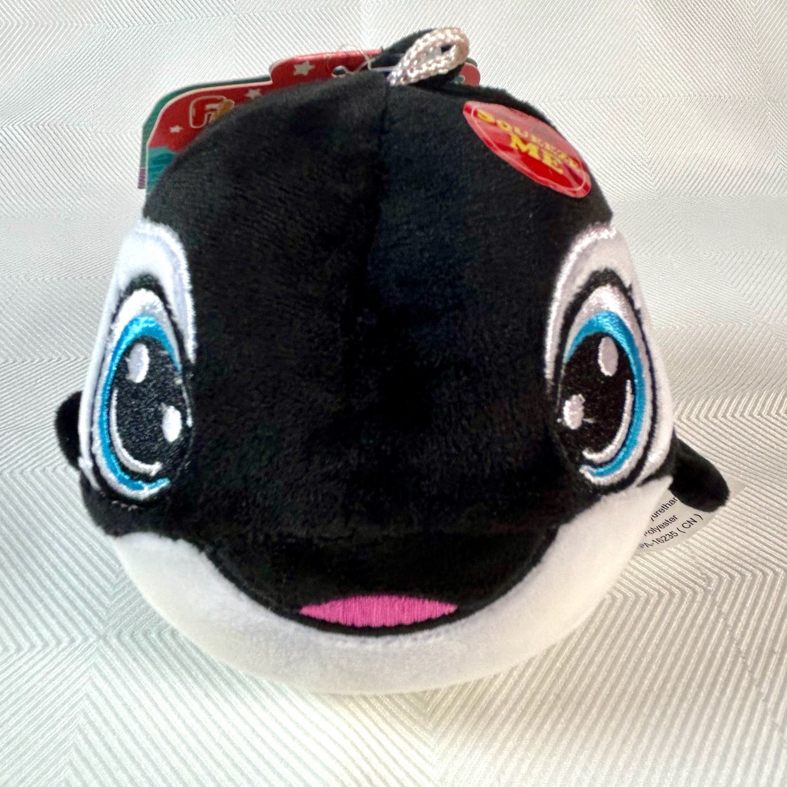 Stress Gear Fluffy Friends Squishy Orly Orca Plush Stress Ball 4″NWT- Stocking