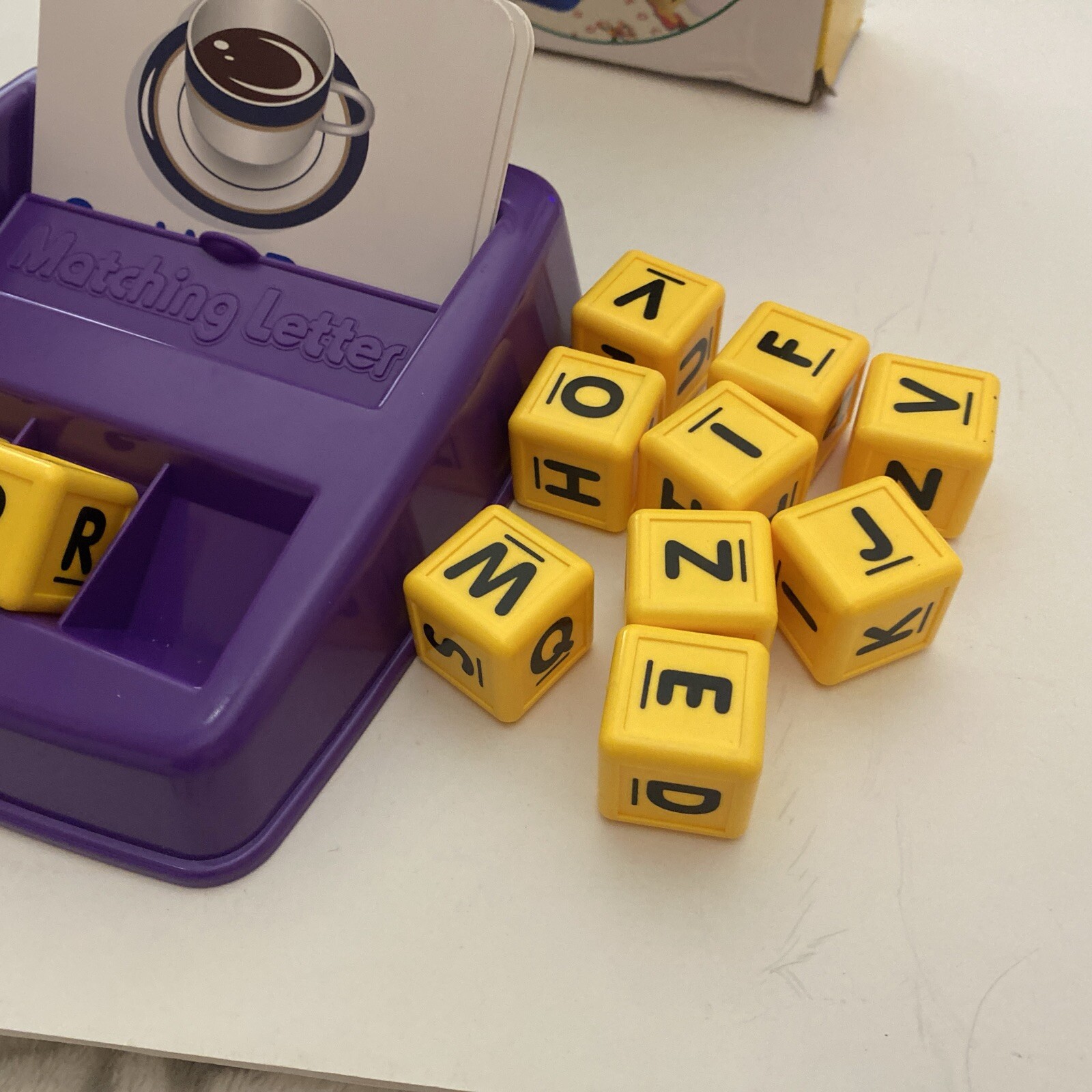Spelling Flash Card Matching Letter Word Game Kindergarten EducationalToy ABC