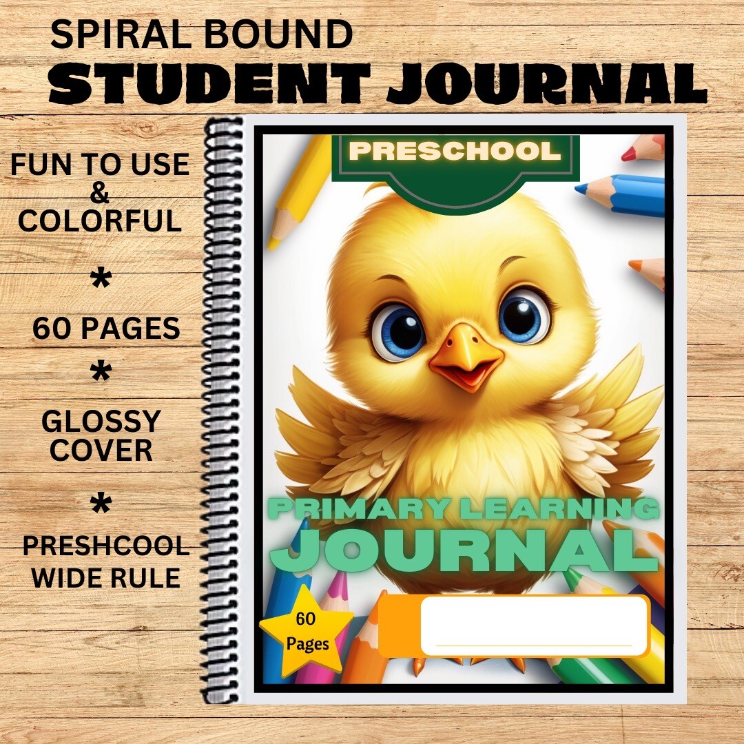 Set of 10 – Preschool Story Journals – Student Journal #PS1