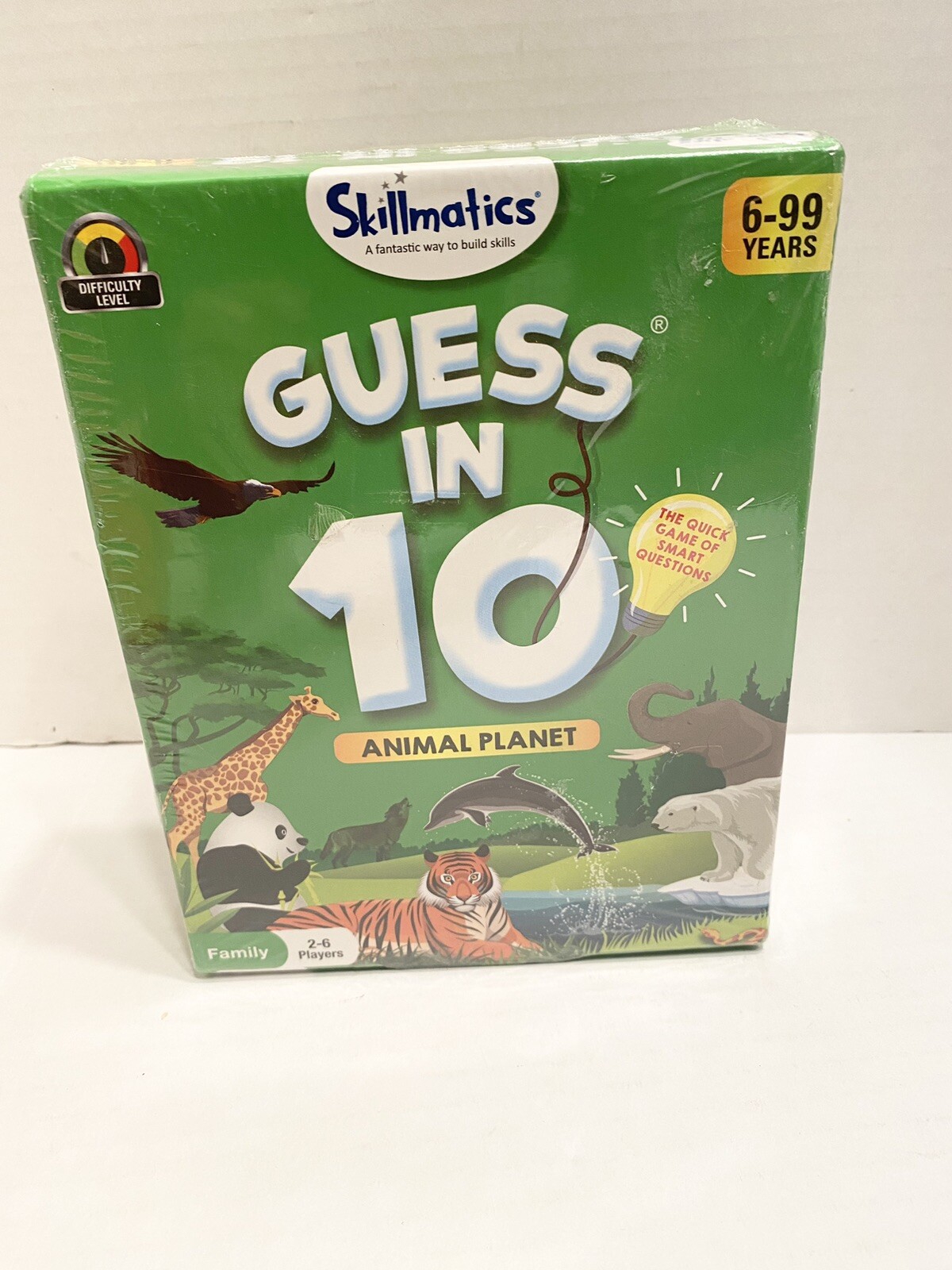 Skillmatics Guess in 10 Animal Planet Card Game Brand New Sealed