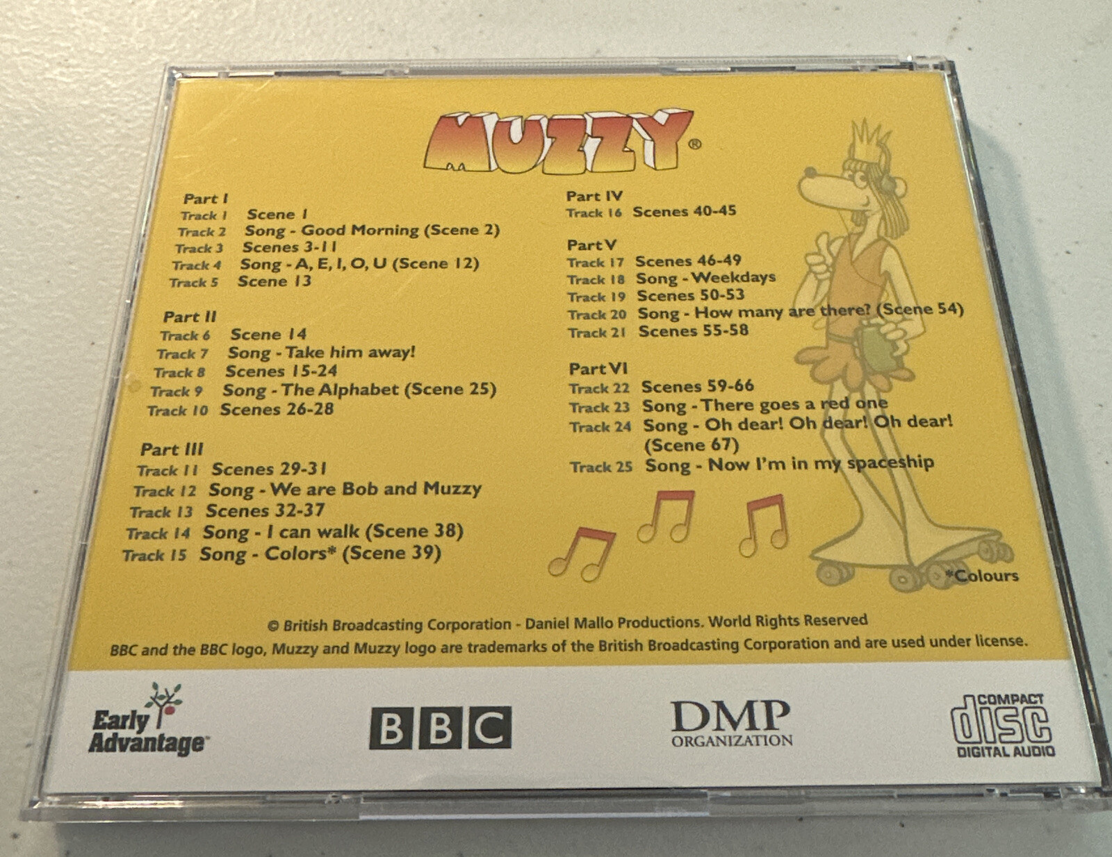 BBC Muzzy Spanish 1 CD only – part of a set