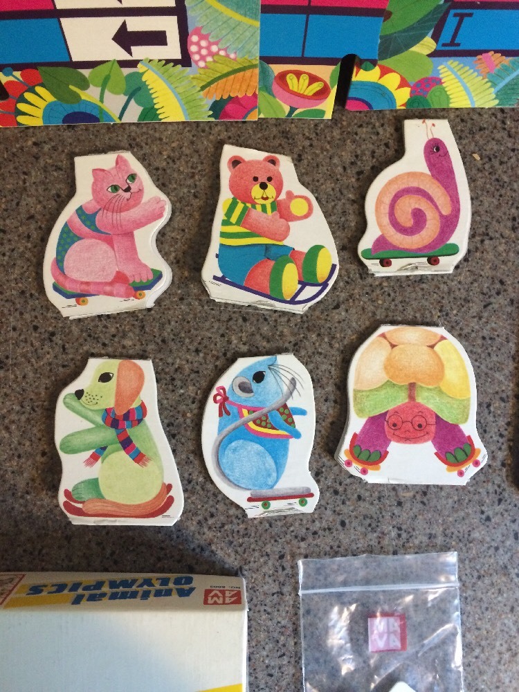 Balloon Match & Animal Olympics AMAV Vintage 1988 Made In Israel