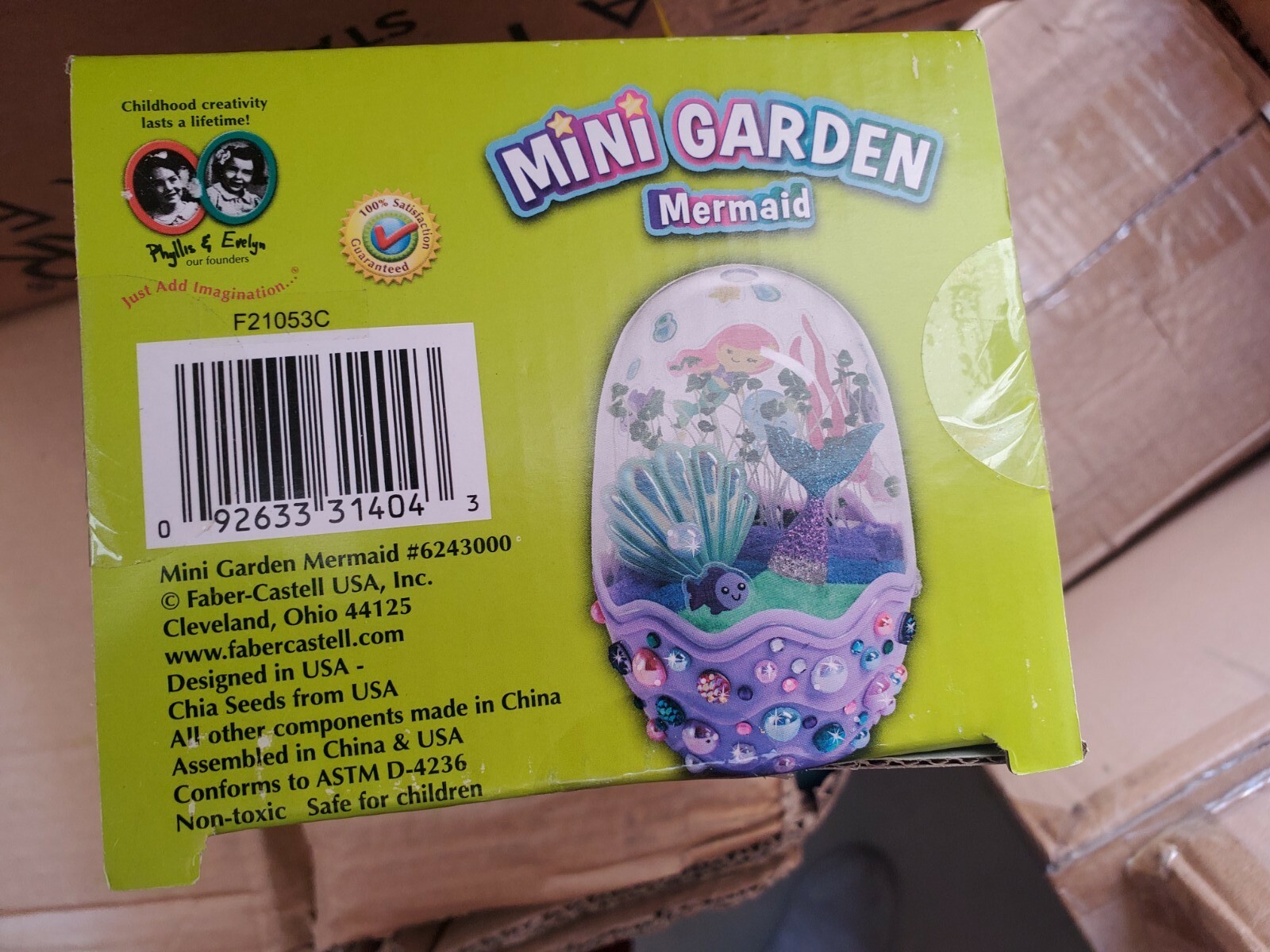 Mini Garden Mermaid Terrarium Creativity for Kids NEW