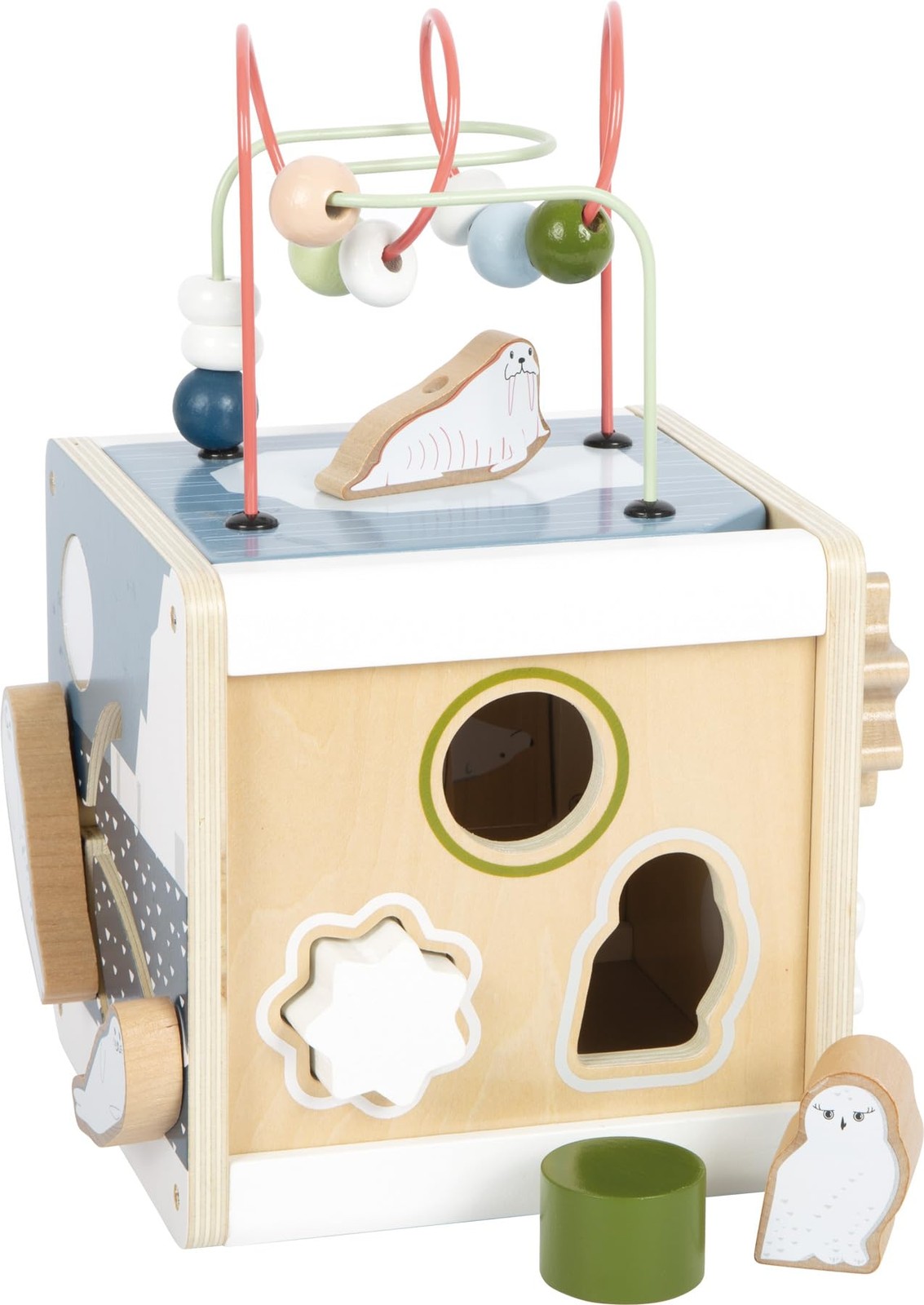 small foot Cube Arctic, FSC 100%-Certified Wood, Motor Activities for Toddlers A