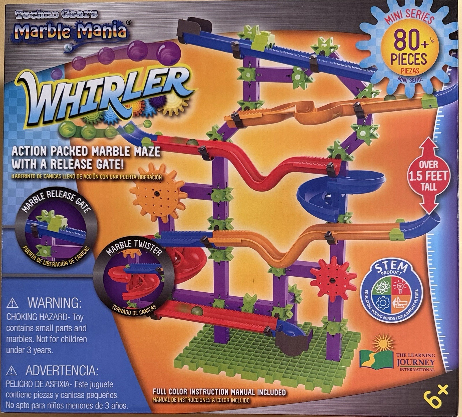 Marble Mania Lot of 4 – Whirler, Catapult, Zoomerang, Zany Trax, NEW, Learning