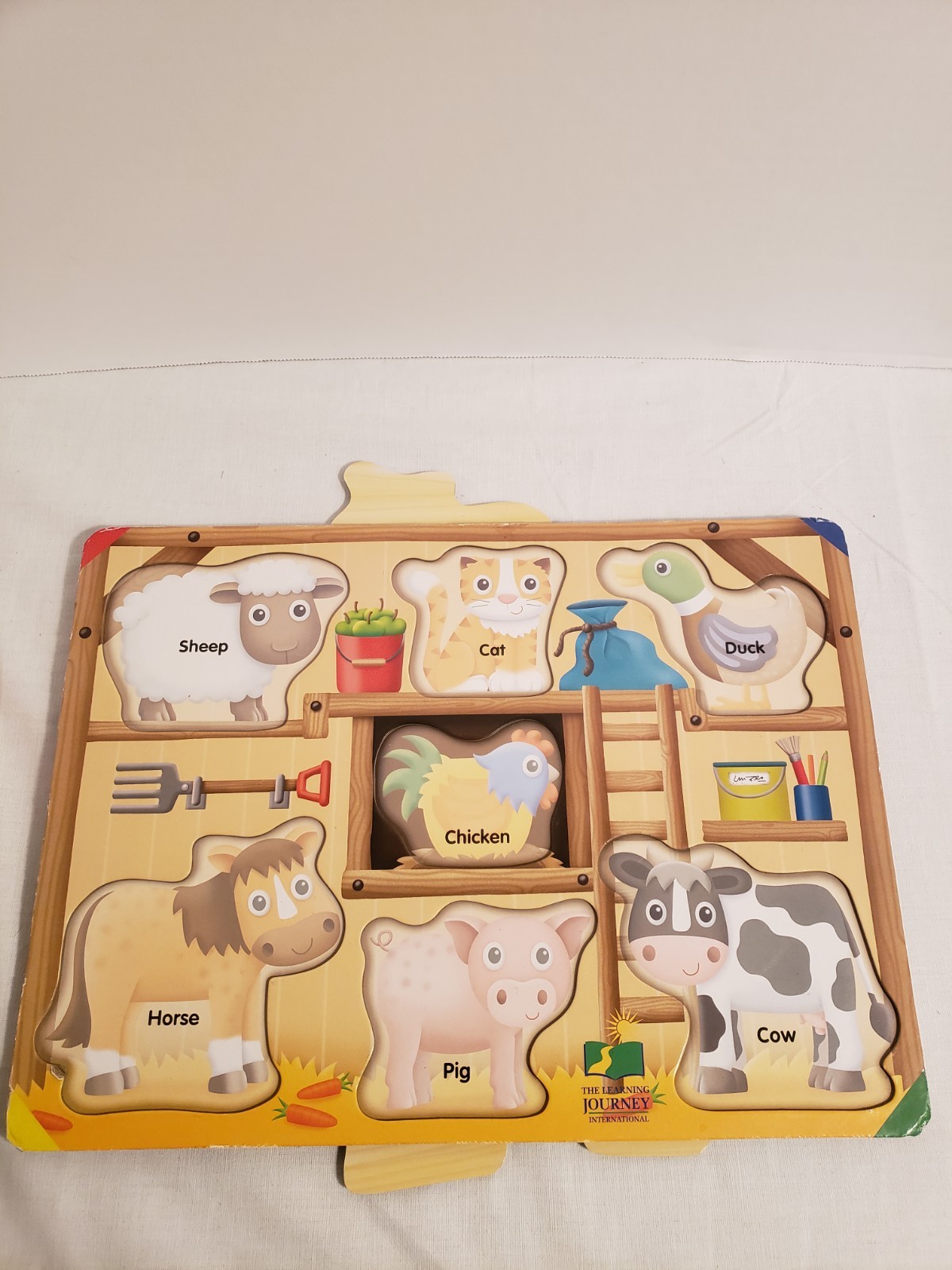 The Learning Journey My First Lift & Learn Puzzle – On the Farm: 7 Pcs