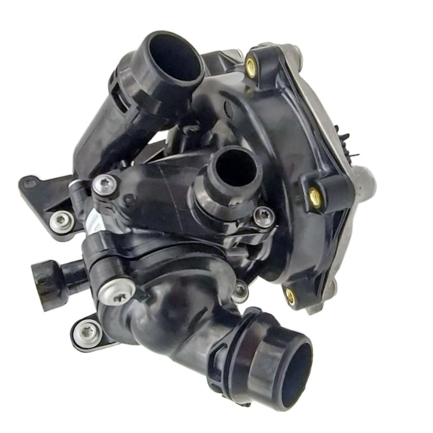 Engine Mechanical Water Pump with Belt Thermostat Housing Assembly Fit for Vo…