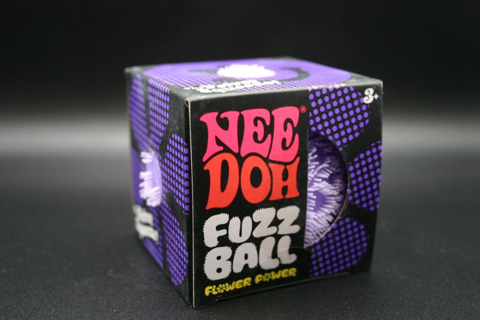 GREEN Needoh FuzzBall Flower Power Nee Doh 100% – AUTHENTIC
