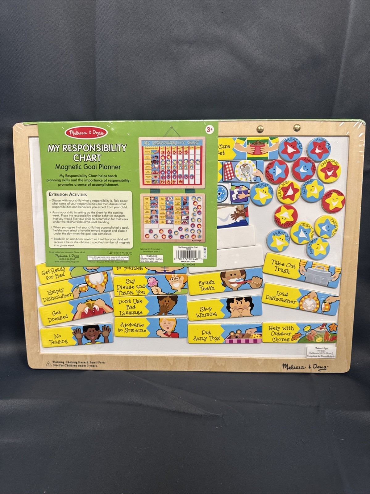 Melissa & Doug – My Responsibility Chart – Magnetic Goal Planner ~ Sealed