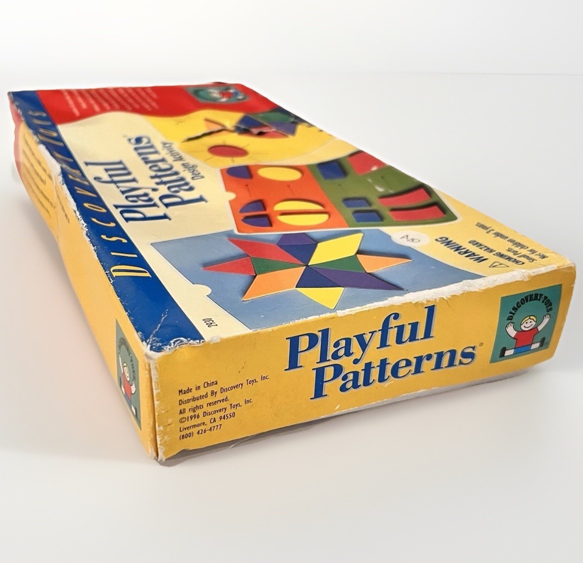 Discovery Toys Playful Pattern 2930 Foam Puzzle Math Educational Kids 1996 B-5